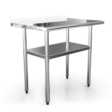 stainless steel prep table with cabinet|commercial stainless steel kitchen tables.